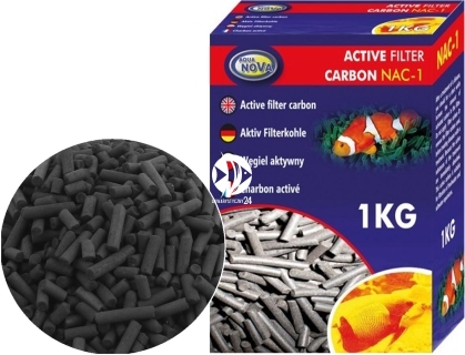 AQUA NOVA Active Filter Carbon (NAC-0.5) - Węgiel aktywny, wkład do filtra oczyszczający i klarujący wodę.