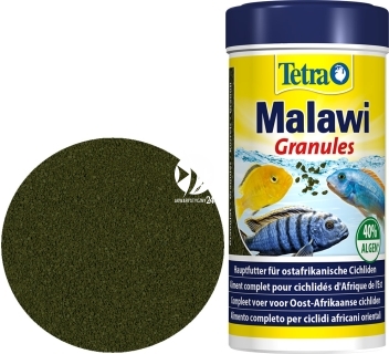 TETRA Malawi Granules 250 ml (T271456) - Pokarm granulowany dla roślinożernych pielęgnic malawi i mbuna.