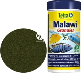 Malawi Granules 250 ml (T271456) - Pokarm granulowany dla roślinożernych pielęgnic malawi i mbuna.