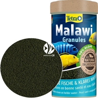 TETRA Malawi Granules 250 ml (T271456) - Pokarm granulowany dla roślinożernych pielęgnic malawi i mbuna.