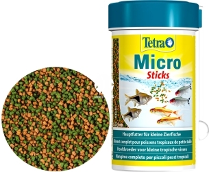TETRA Micro Sticks 100 ml (T277526) - Pokarm pływający w pałeczkach dla ryb tropikalnych.