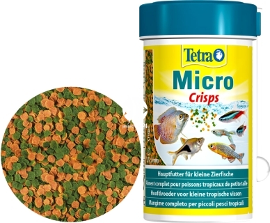 TETRA Micro Crisps 100 ml (T277557) - Pływający pokarm dla małych ryb tropikalnych.