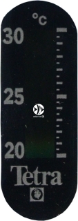 TETRA Aquarium Thermometer (T753693) - Termometr naklejany na szybę zewnętrzną akwarium.