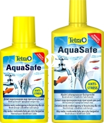 TETRA AquaSafe (T762732) - Środek uzdatniający wodę wodociągową do użytku w akwarium.