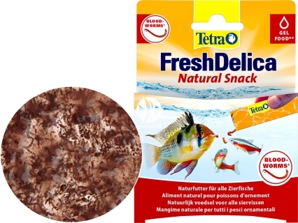 TETRA FreshDelica Bloodworms (T768741) - Naturalna przekąska z ochotki w zwitaminizowanym żelu.