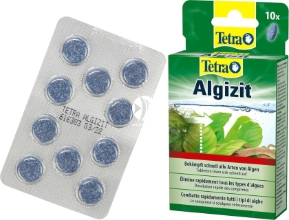 TETRA Algizit 10 Tabletek (T770386) - Tabletki do zwalczania uciążliwych glonów w akwarium.