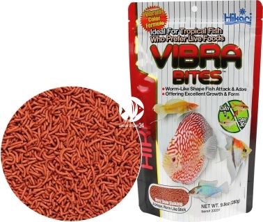 HIKARI Vibra Bites (22206) - Tonący pokarm granulowany dla ryb tropikalnych