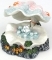 AQUA DELLA Shell-S (234-108154) - Muszla z perłami + kamień napowietrzający, dekoracja do akwarium