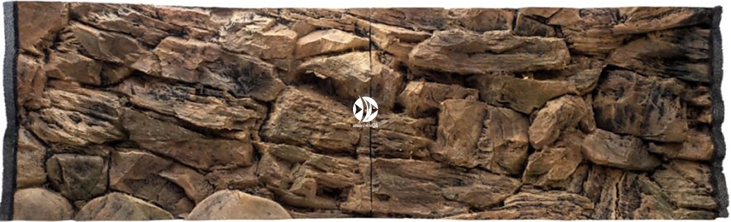 ATG Tło Skała (SK50x30) - Tło do akwarium z motywem skał, imitujące biotopy bez roślin jak Malawi, Tanganika