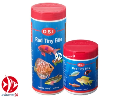 O.S.I. RED TINY BITS 400ml - 190g - Smakowity pokarm dla ryb morskich i słodkowodnych