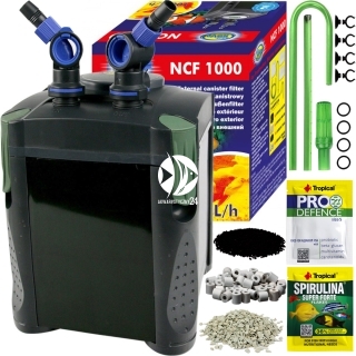 AQUA NOVA NCF-1000 (NCF-1000) - Filtr zewnętrzny do akwarium max. 300l