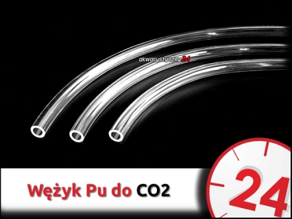Wąż ciśnieniowy Pu 6x4mm [200m] do instalacji CO2