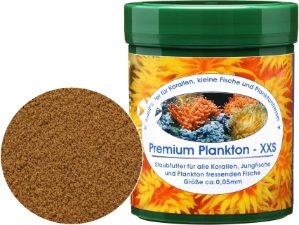 NATUREFOOD Premium Plankton XXS 45g (38520) - Pływający pokarm dla korali, narybku, ryb słodkowodnych i morskich