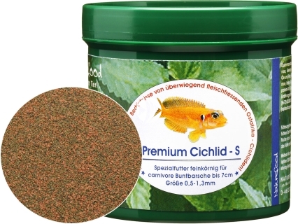 NATUREFOOD Premium Cichlid (37110) - Wolno tonący pokarm dla afrykańskich pielęgnic wszystkożernych i mięsożernych.