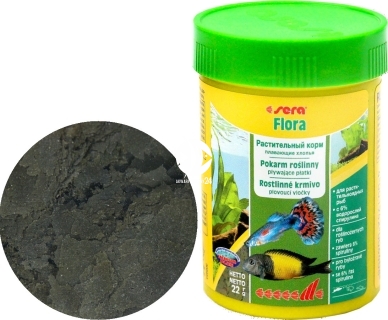 SERA Flora (32246) - Roślinny pokarm dla ryb akwariowych ze spiruliną