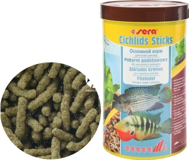 SERA Cichlid Sticks (00210) - Pokarm podstawowy dla pielęgnic