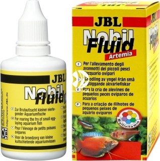 JBL NobilFluid Artemia 50ml (30881) - Pokarm w płynie z larwami solowca i witaminami dla narybku