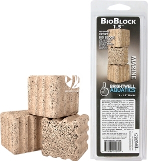 BRIGHTWELL AQUATICS (Termin: 02.2023) Xport Bio Blocks - Wkład do filtracji wody w akwarium w formie bloków o wymiarze 1.5'' i 2.0''
