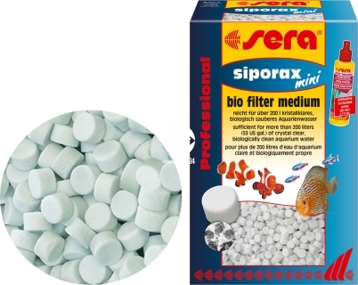 SERA Siporax Mini 270g (08476) - Biologiczny wkład do filtra w akwarium