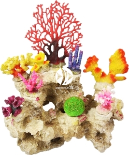 AQUA DELLA Zestaw - Moduł Bazowy L z Koralowcami - Zawiera: Coral Reef L, 10 Korali