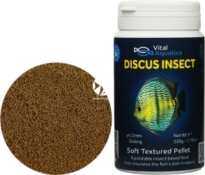 VITAL AQUATICS Discus Insect (DI500) - Tonący pokarm z owadami dla paletek