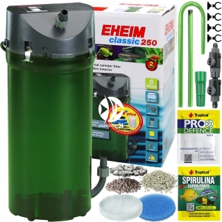 EHEIM Classic 250 (2213) (2213050) - Filtr zewnętrzny do akwarium 80-250l