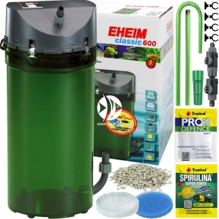 EHEIM Classic 600 (2217) (2217020) - Filtr zewnętrzny do akwarium 180-600l