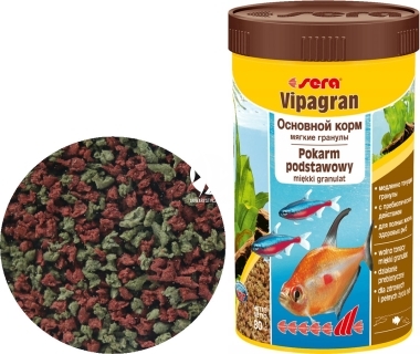 Vipagran (00705) - Pływający pokarm podstawowy w granulacie dla ryb akwariowych wysokiej jakości