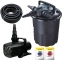 AQUA NOVA Zestaw do filtracji oczka z wodospadem 9000-15000l ECO - Zawiera: filtr ciśnieniowy, pompa, wąż spiralny
