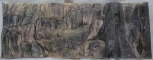 ATG (Uszkodzone 10) Tło Standard 100x40cm (ST100x40) - Tło uniwersalne do akwarium, zawiera motywy skał i korzeni