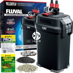 FLUVAL Filtr Kubełkowy 307 (A447) - Filtr zewnętrzny + media filtracyjne