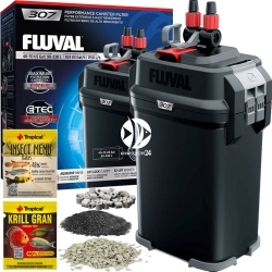 FLUVAL Filtr Kubełkowy 307 (A447) - Filtr zewnętrzny + media filtracyjne