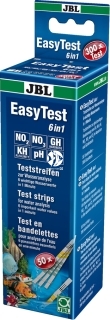 JBL EasyTest 6w1 - Paski do testowania pH, Kh, Gh, NO2, NO3, Cl2 (EasyTest 6in1)