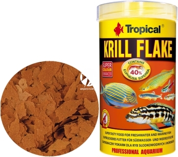 TROPICAL Krill Flake - Wybarwiający pokarm z krylem dla wybrednych ryb