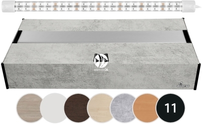 DIVERSA Pokrywa Platino LED 80x35cm (1x15W) (118021) - Aluminiowa obudowa z oświetleniem LED