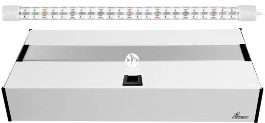 DIVERSA Pokrywa Platino LED 80x35cm (1x15W) (118021) - Aluminiowa obudowa z oświetleniem LED Biały