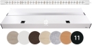 Pokrywa Platino LED 100x40cm (1x20W) Czarny