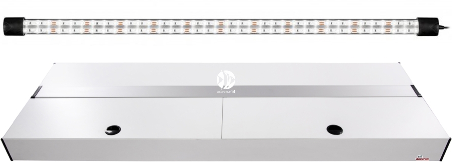 DIVERSA Pokrywa Platino LED 100x40cm (1x20W) (117105) - Aluminiowa obudowa z oświetleniem LED