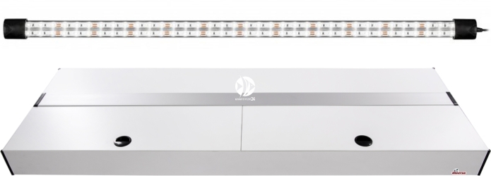 DIVERSA Pokrywa Platino LED 100x40cm (1x20W) (117105) - Aluminiowa obudowa z oświetleniem LED Biały