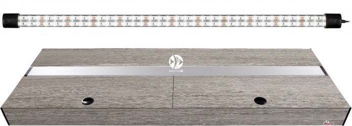DIVERSA Pokrywa Platino LED 100x40cm (1x20W) (117105) - Aluminiowa obudowa z oświetleniem LED Dąb Truflowy