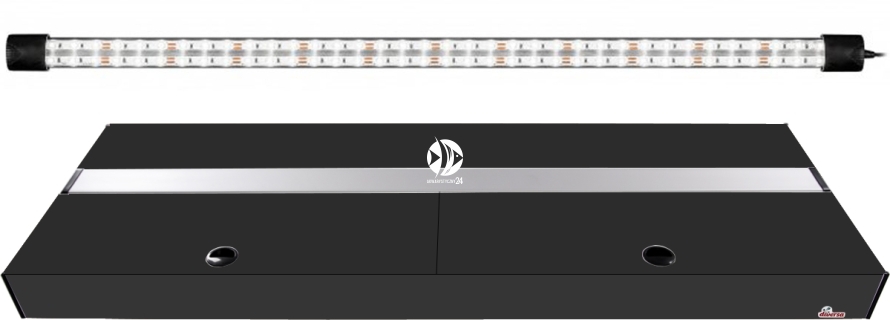 DIVERSA Pokrywa Platino LED 100x50cm (1x20W) (117140) - Aluminiowa obudowa z oświetleniem LED