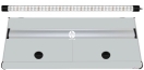 Pokrywa Platino LED 100x50cm (1x24W) Popiel (Srebrny)