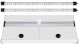Pokrywa Platino LED 100x50cm (2x24W) Biały