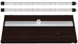 Pokrywa Platino LED 100x50cm (2x24W) Wenge