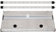 Pokrywa Platino LED 100x50cm (2x24W) Beton