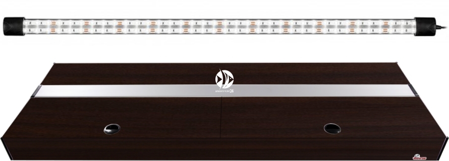 DIVERSA Pokrywa Platino LED 120x40cm (1x24W) (117156) - Aluminiowa obudowa z oświetleniem LED