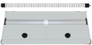 Pokrywa Platino LED 120x40cm (1x30W) Popiel (Srebrny)