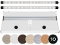 Pokrywa Platino LED 120x40cm (2x30W) Czarny