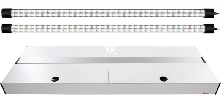 DIVERSA Pokrywa Platino LED 120x40cm (2x24W) (117164) - Aluminiowa obudowa z oświetleniem LED
