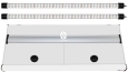 Pokrywa Platino LED 120x40cm (2x30W) Biały